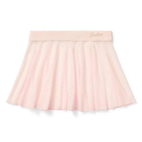 Justice Other - JUSTICE Girls XS Pink Mesh Ballet Dance Skirt SIZE 5-6 NEW